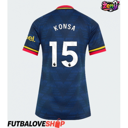 Dres Arsenal Ezri Konsa #15 Preč pre Ženy 2026-27 Krátky Rukáv